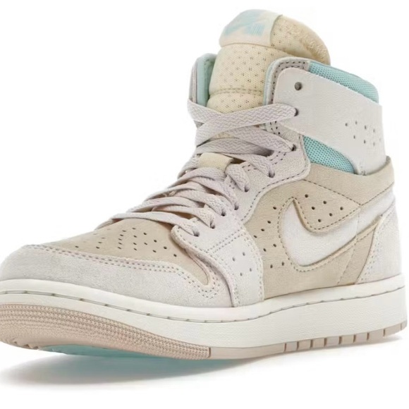 Jordan Women's Sneakers - Cream and Mint “coconut milk/dew” - Picture 2 of 5